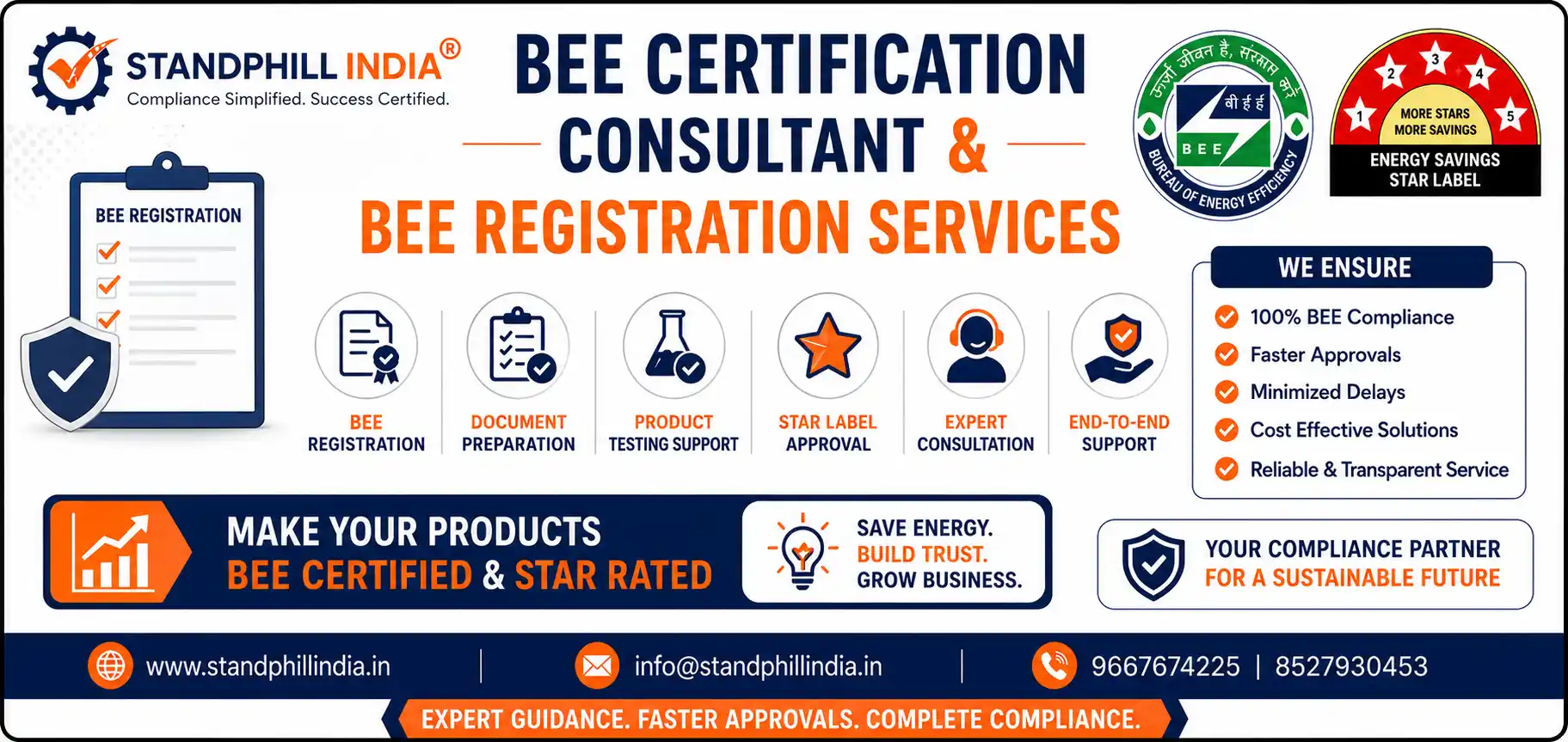 BEE Certification Consultant & BEE Registration Services in India - Standphill India