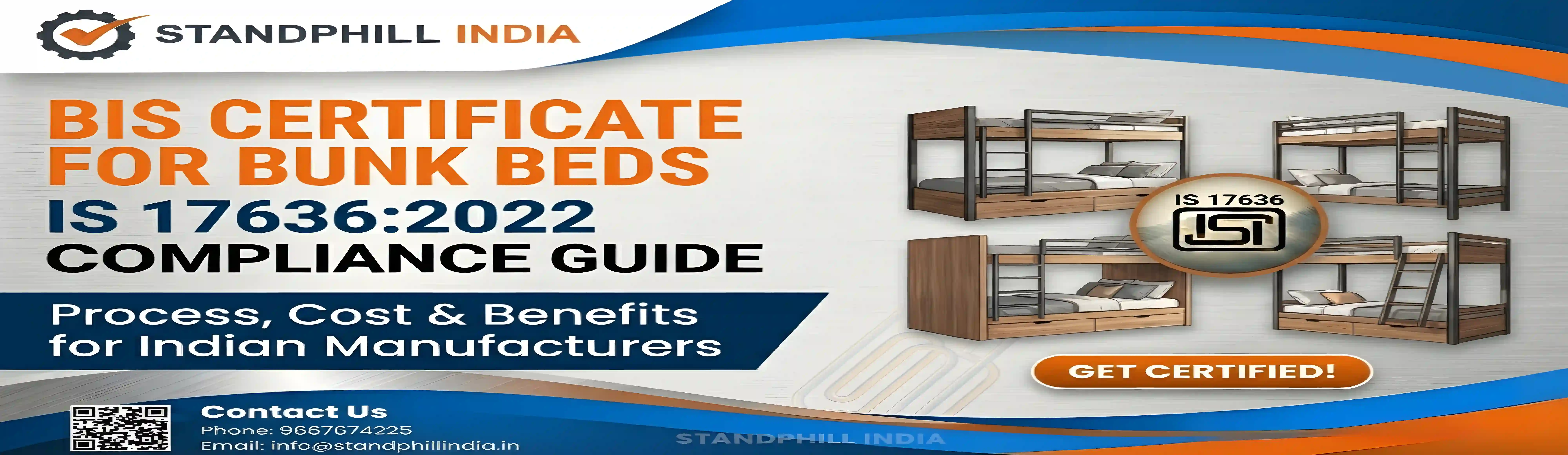 BIS Certification for Bunk Beds under IS 17636:2022 - ISI Mark for Safe Bunk Beds