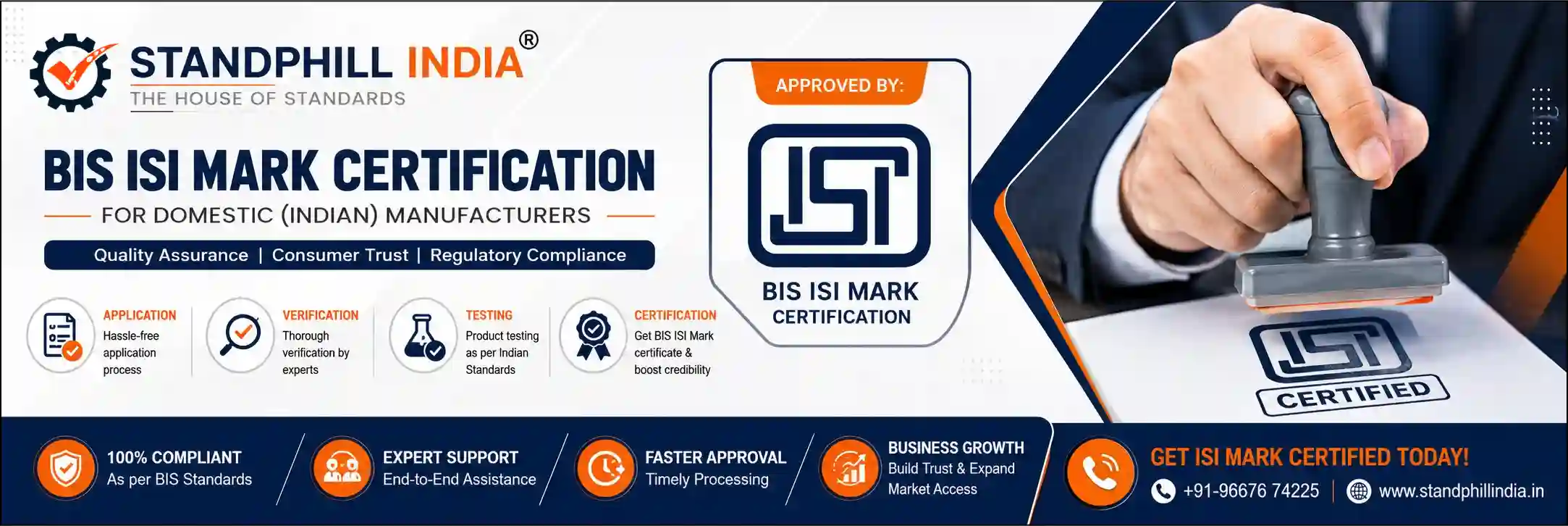 BIS Certification for Indian Manufacturers - Standphill India