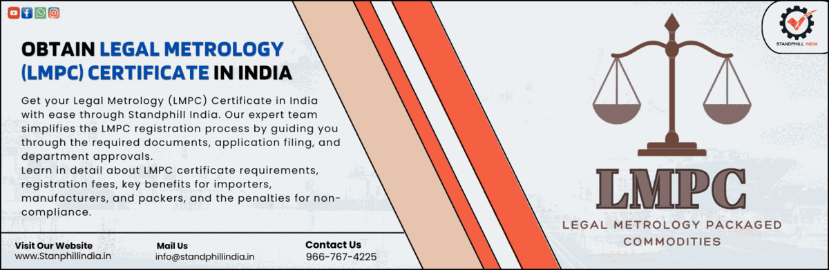 Legal Metrology (LMPC) Certificate Consultant in India