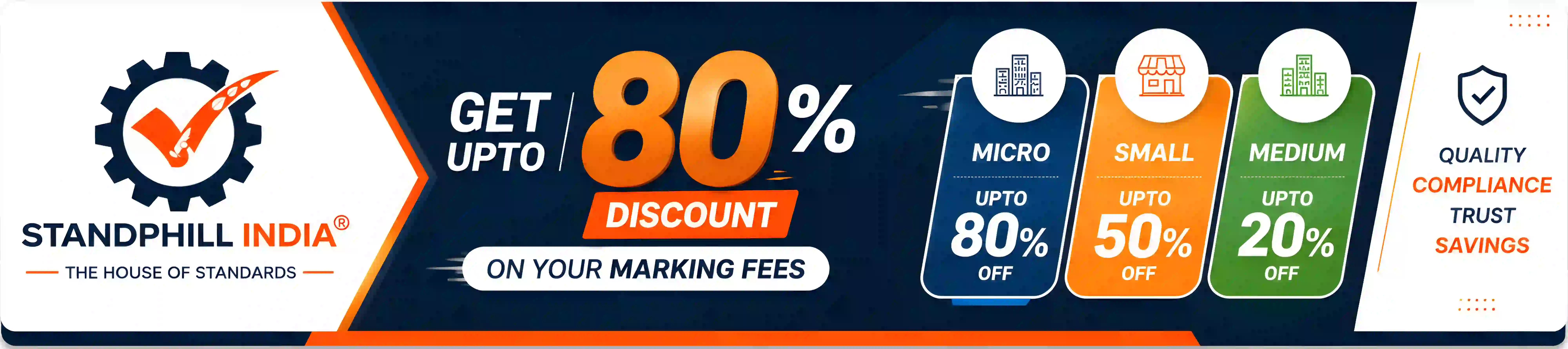 MSME enterprises get up to 80 percent discount on BIS ISI marking fees - Micro 80 percent off, Small 50 percent off, Medium 20 percent off