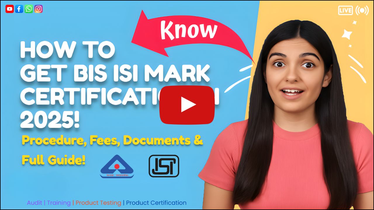 BIS certification consultant Chiranjeev Vihar