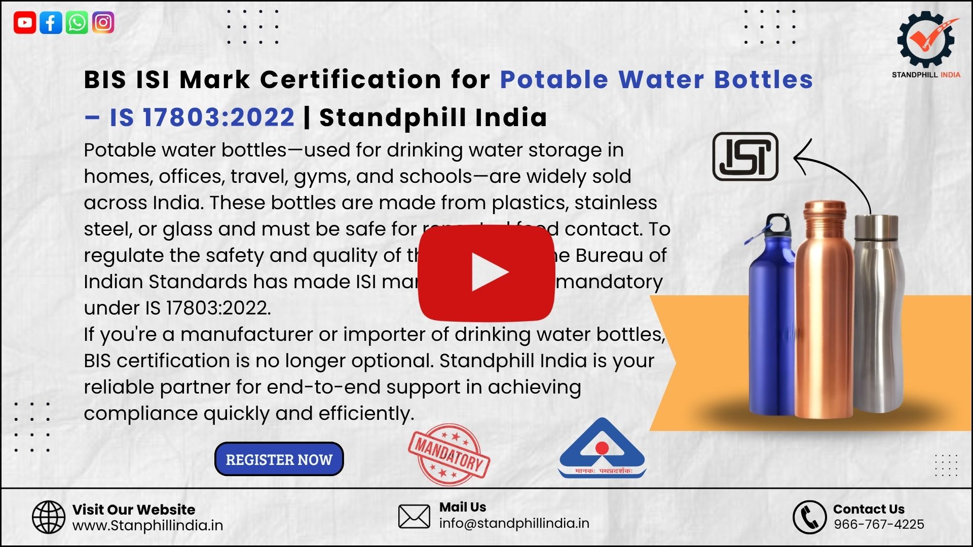 BIS certification consultant Chiranjeev Vihar