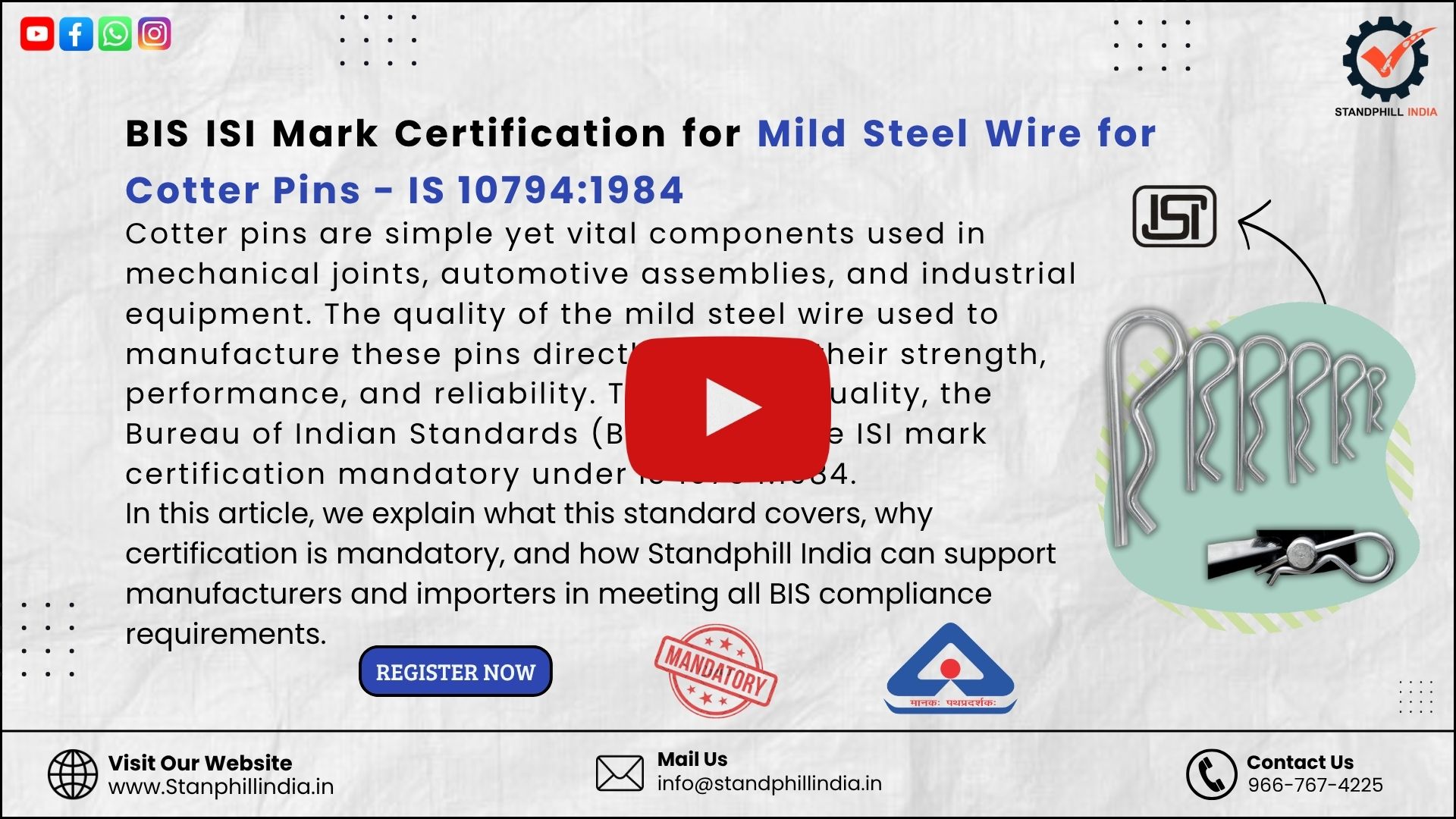 BIS certification consultant Chiranjeev Vihar